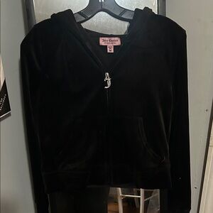 Juicy Couture Kids Black Hoodie Jacket